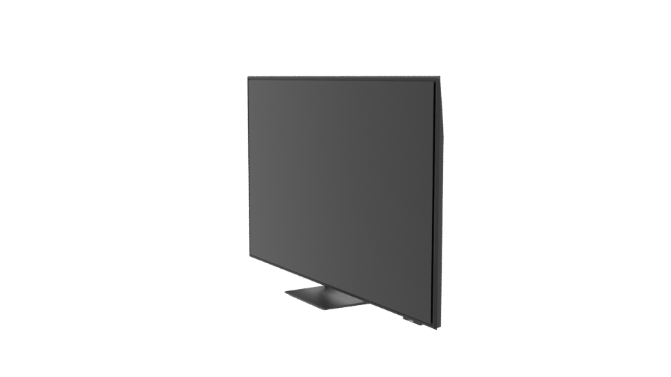 2024 QLED 4K Smart TV Model - Professional 3D Model Render 13