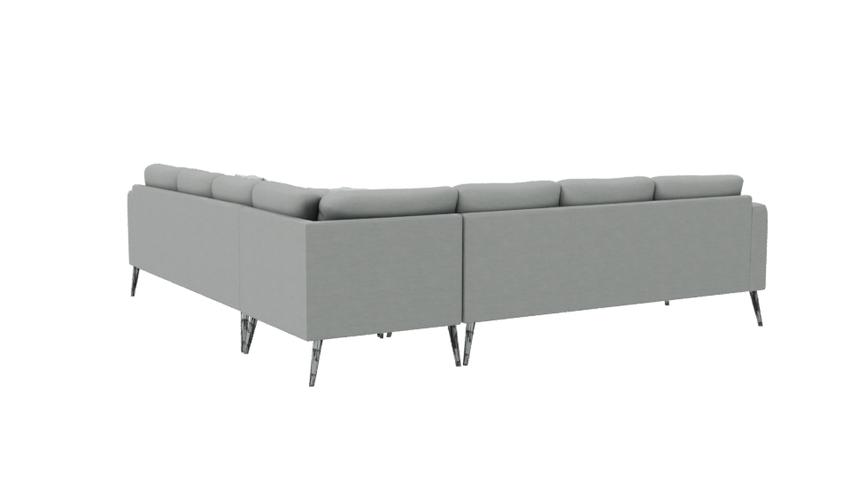 Contemporary Sectional Sofa Model - Professional 3D Model Render 7