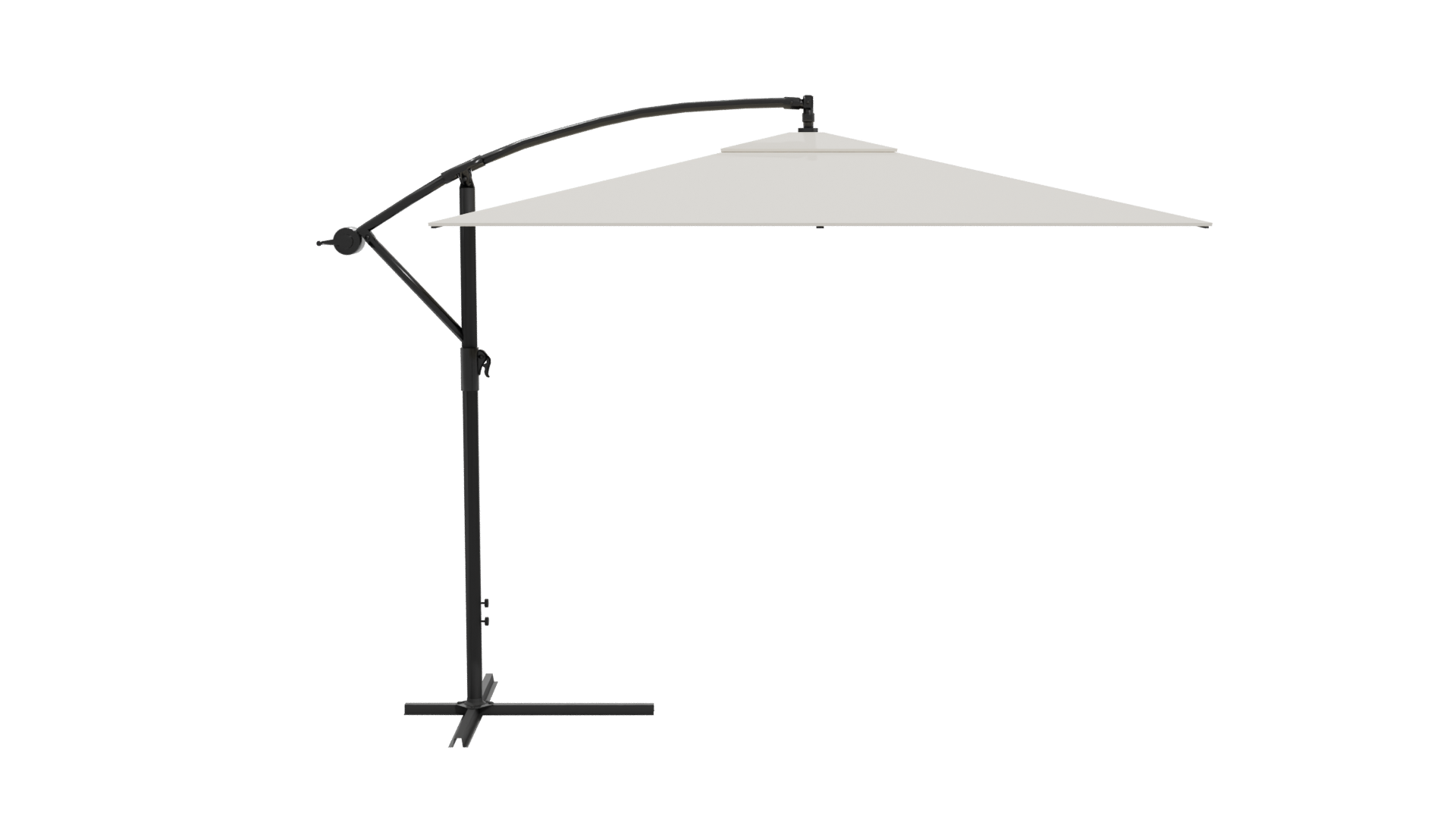 Stylish Outdoor Umbrella 3D Model - Professional 3D Model Render 23