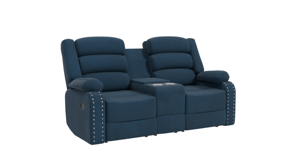 Stylish Reclining Sofa Model - Professional 3D Model Render 10