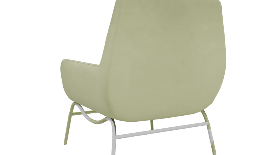Stylish Modern Accent Chair 3D - Professional 3D Model Render 4