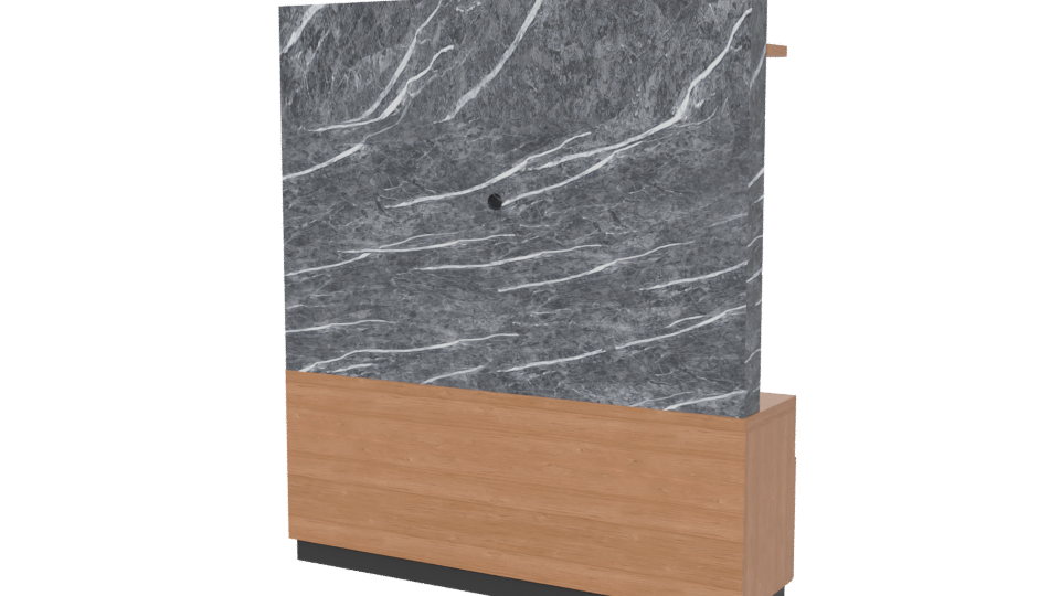 Modern Entertainment Center 3D - Professional 3D Model Render 6