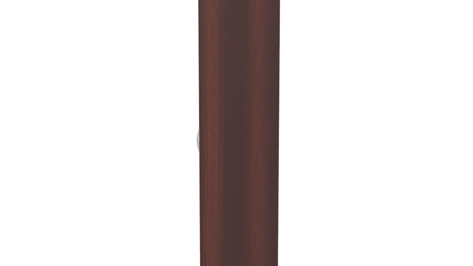 Elegant Wooden Storage Cabinet 3D - Professional 3D Model Render 2