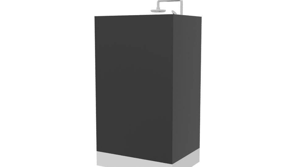 Stylish Shower Enclosure 3D Model - Professional 3D Model Render 6