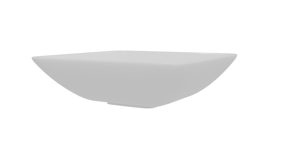 Sleek Ceramic Serving Bowl 3D - Professional 3D Model Render 12