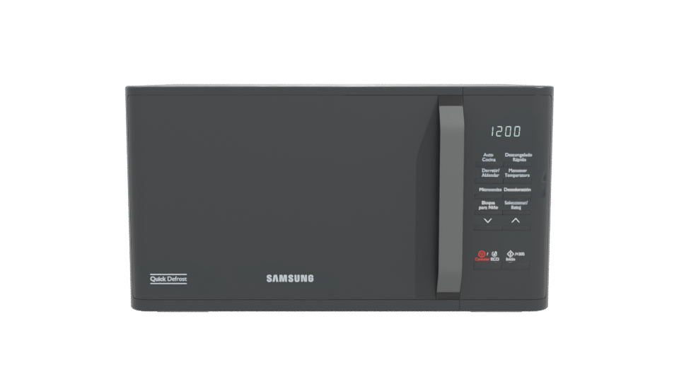 Sleek Microwave Oven Model 3D - Professional 3D Model Render 11