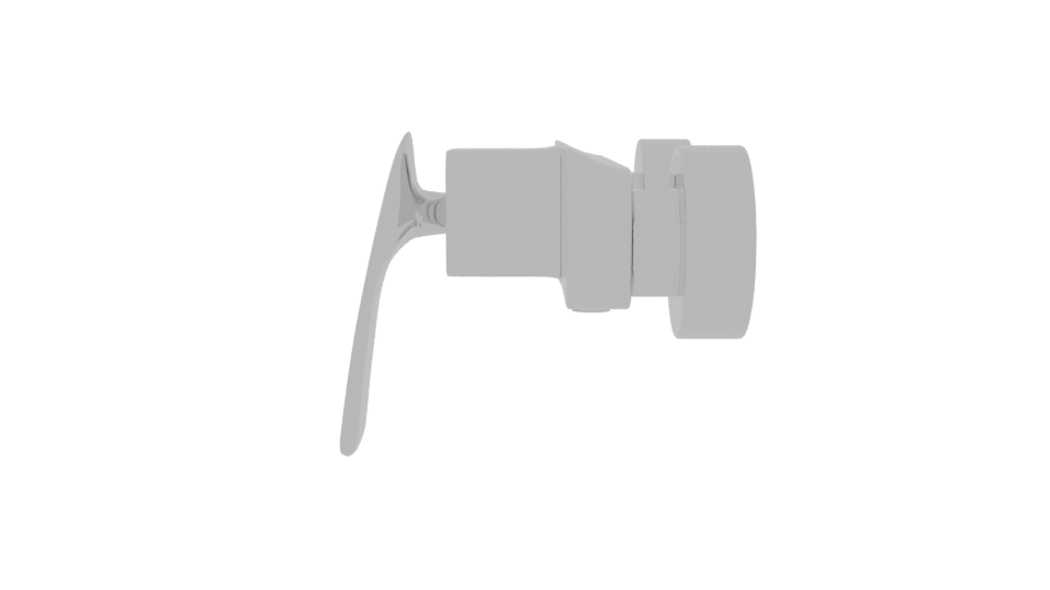 Stylish Chrome Faucet Model 3D - Professional 3D Model Render 2