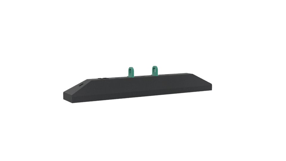 Minimalist Black Conference Table 3D - Professional 3D Model Render 4