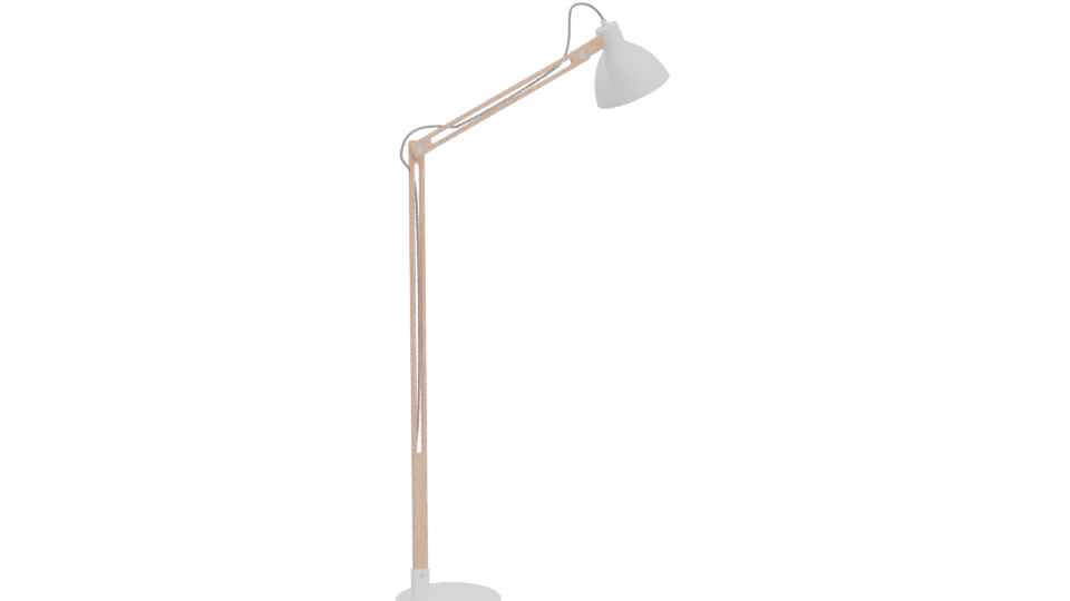 Modern Adjustable Floor Lamp 3D - Professional 3D Model Render 4