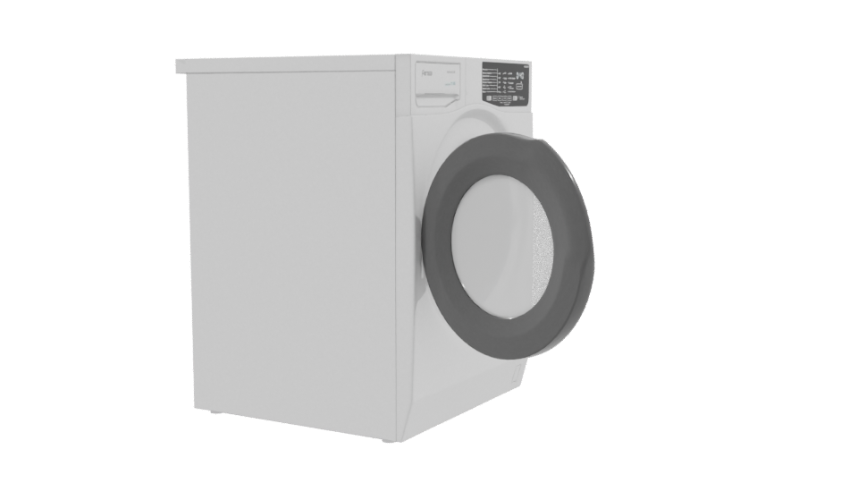 Realistic Household Dryer Model - Professional 3D Model Render 9
