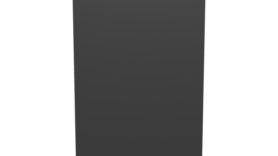 Minimalist Black Bookshelf 3D Model - Professional 3D Model Render 5