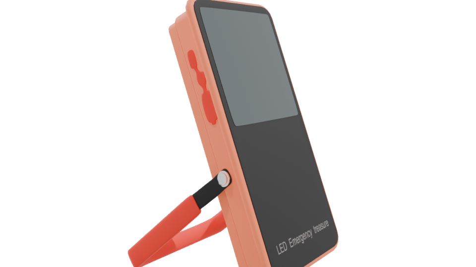 Stylish LED Emergency Light 3D - Professional 3D Model Render 9