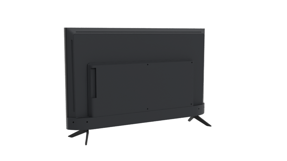 Sleek Flat Screen TV Model - Professional 3D Model Render 4
