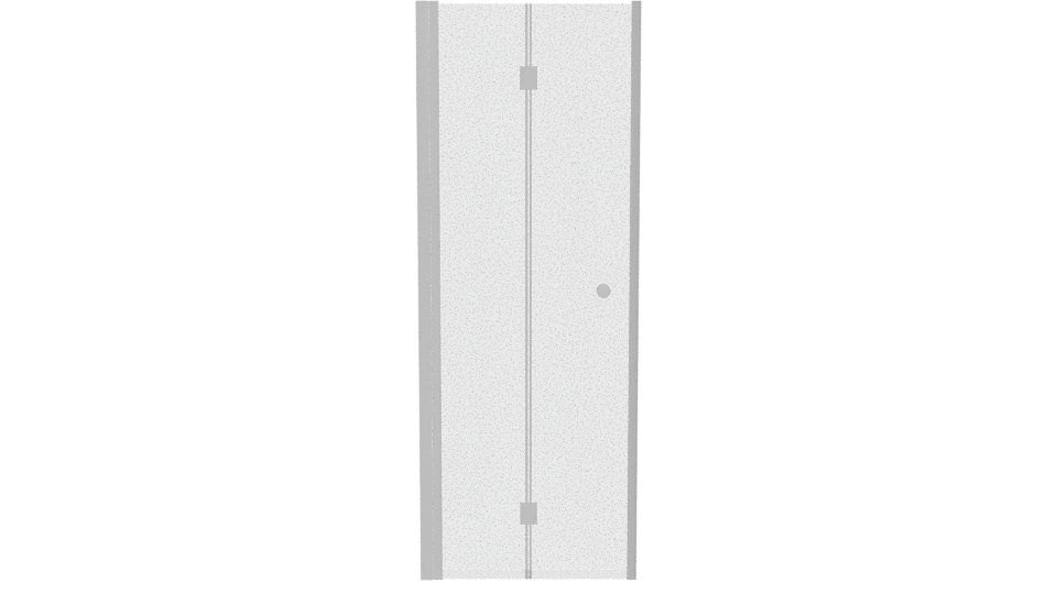 Contemporary Glass Shower Door 3D Model - Professional 3D Model Render 11