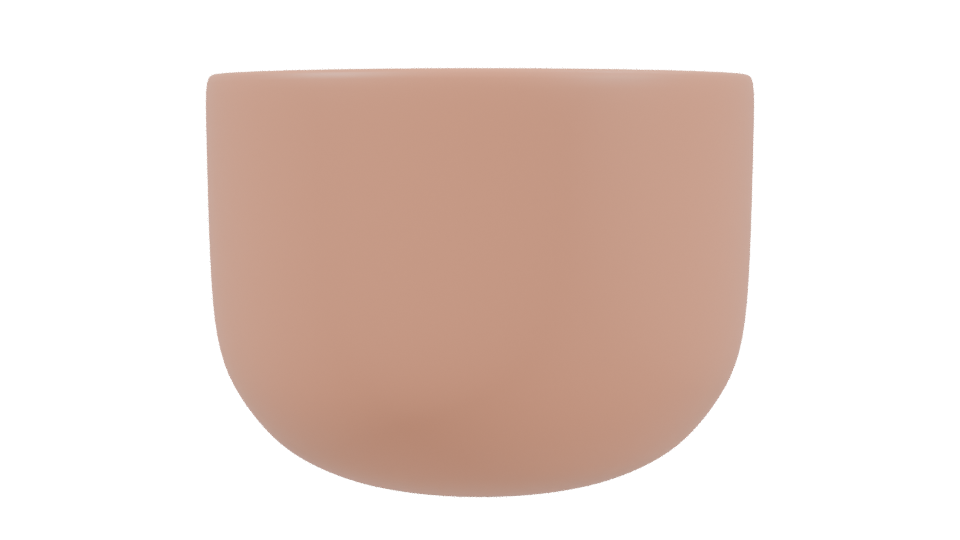 Decorative Ceramic Planter Model - Professional 3D Model Render 3