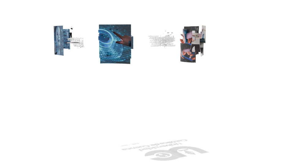 Futuristic Digital Display Panels - Professional 3D Model Render 4