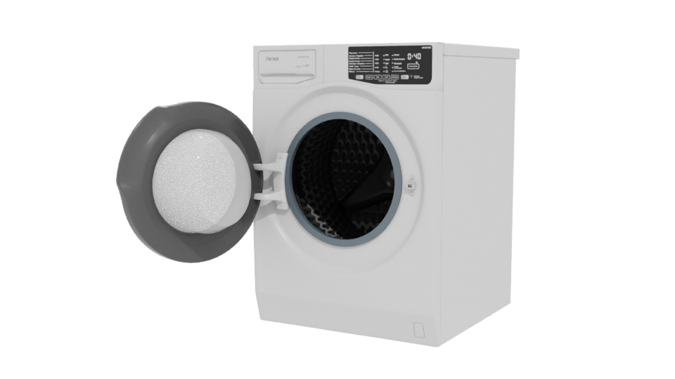 Realistic Household Dryer Model - Professional 3D Model Render 12