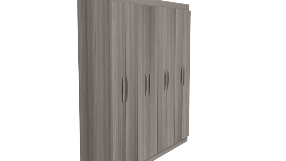 Stylish Wooden Storage Cabinet 3D - Professional 3D Model Render 9