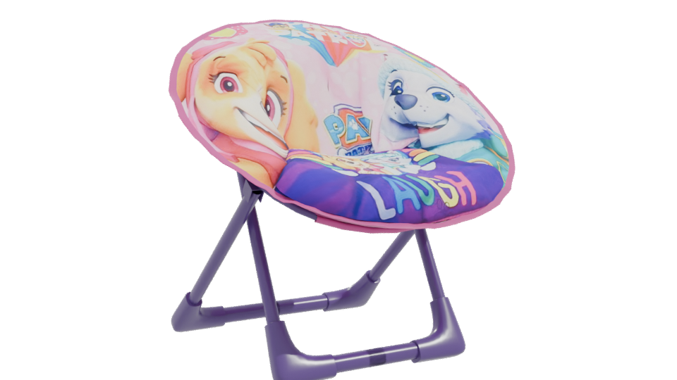 Kids Cozy Chair Model 3D - Professional 3D Model Render 10