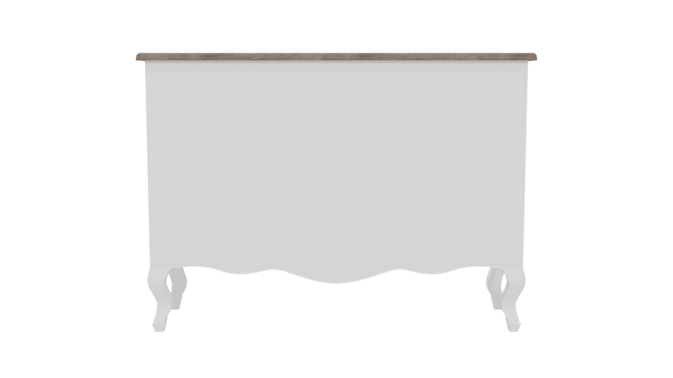 Chic Vintage Sideboard with Intricate Detailing - Professional 3D Model Render 5