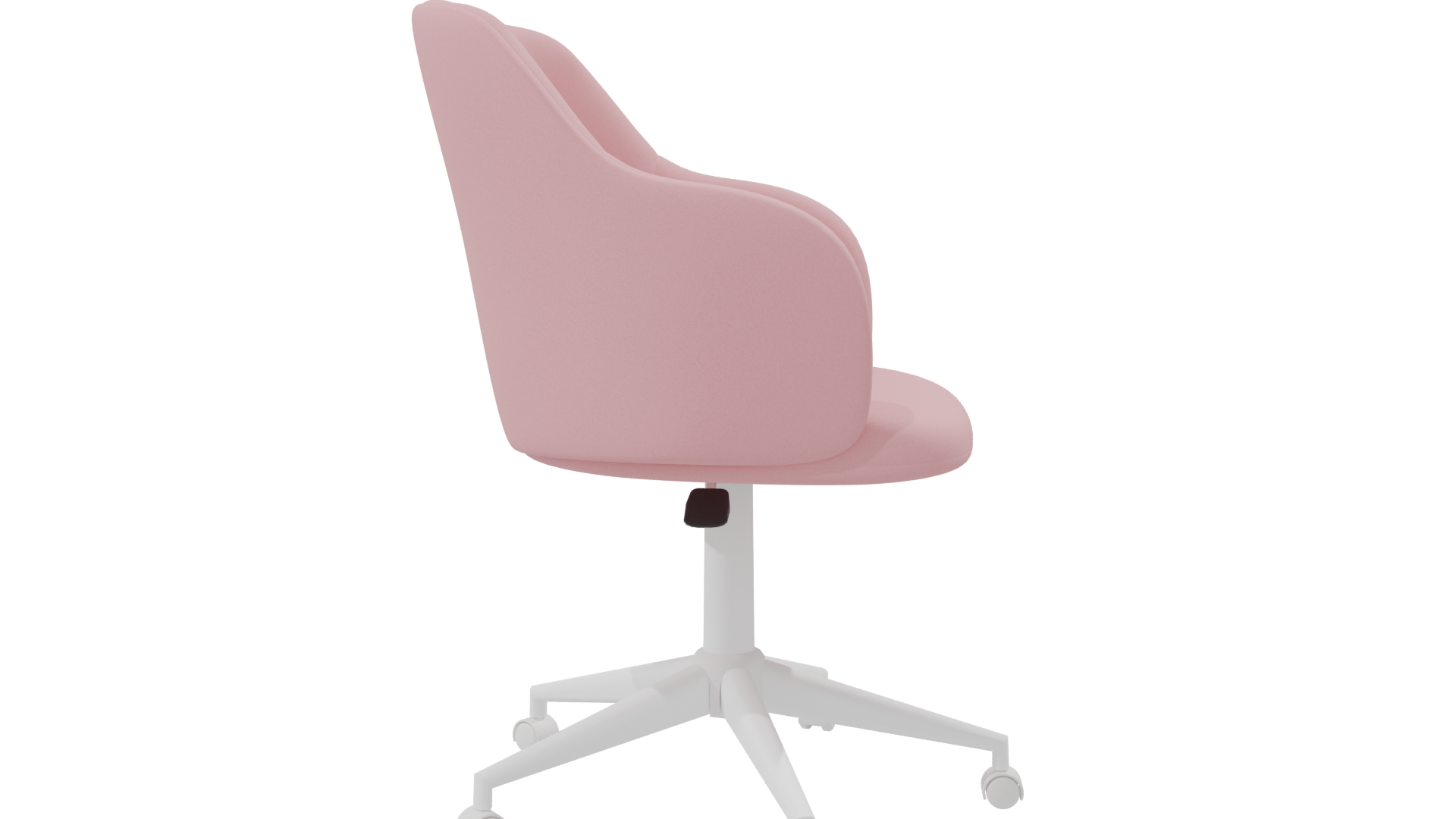 Stylish Pink Office Chair 3D - Professional 3D Model Render 20