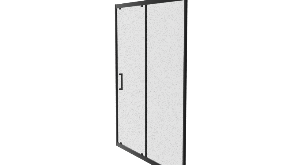 Sleek Double Door Closet Model - Professional 3D Model Render 7