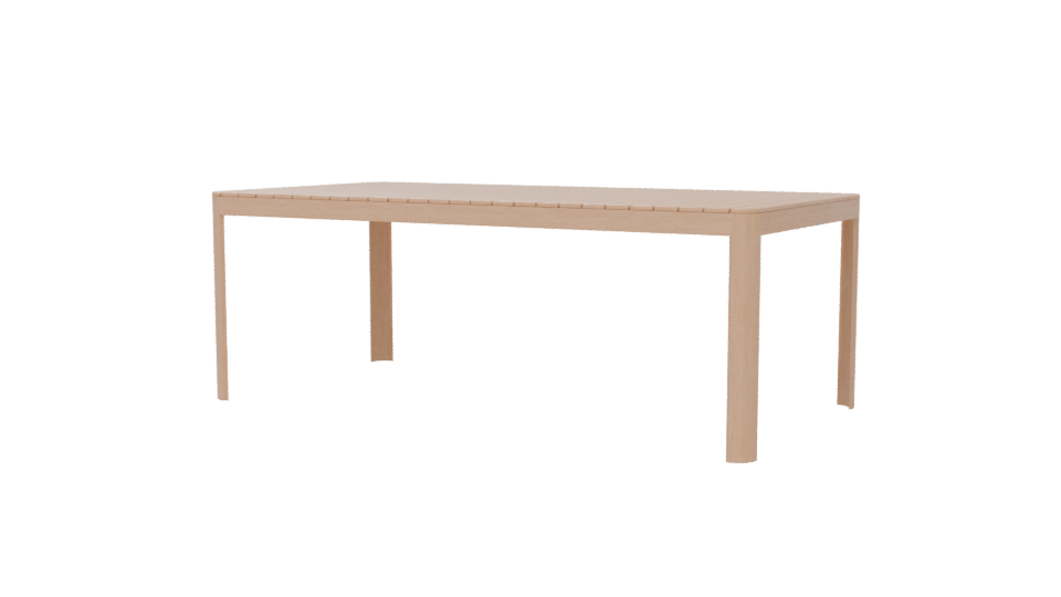 Stylish Outdoor Dining Table 3D - Professional 3D Model Render 6