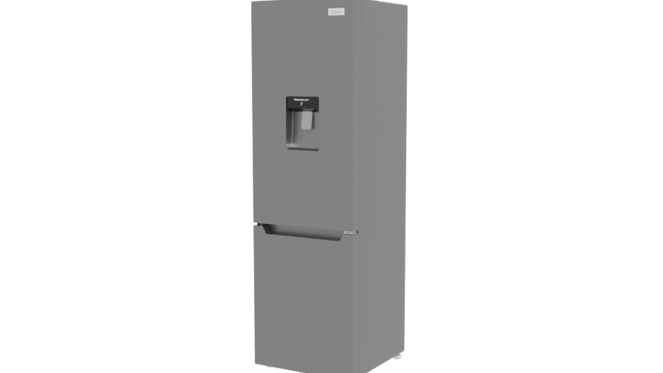 Sleek Stainless Steel Refrigerator 3D Model - Professional 3D Model Render 12