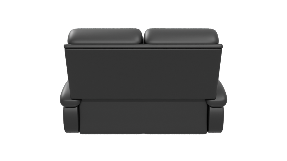 Stylish Reclining Sofa 3D Model - Professional 3D Model Render 5