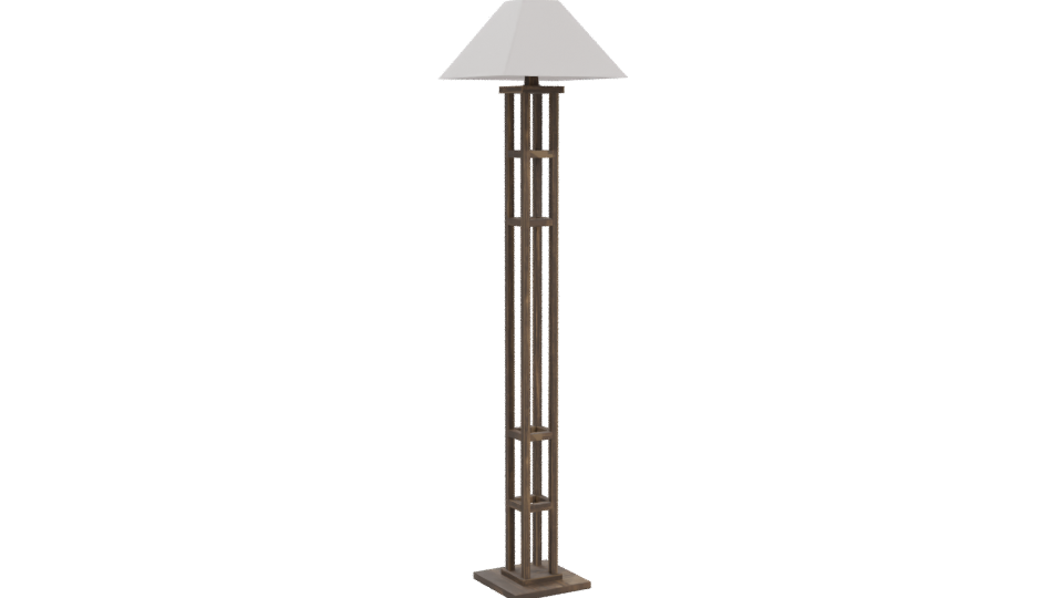 Stylish Floor Lamp 3D Model - Professional 3D Model Render 10