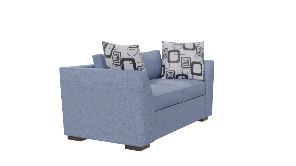 Stylish Fabric Sofa Model 3D - Professional 3D Model Render 6
