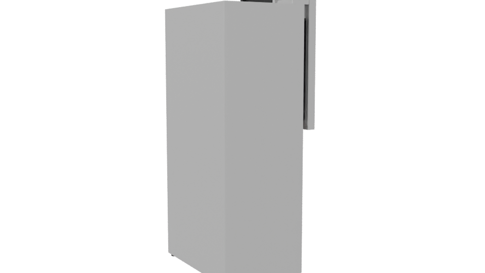 Sleek Modern Refrigerator 3D - Professional 3D Model Render 7