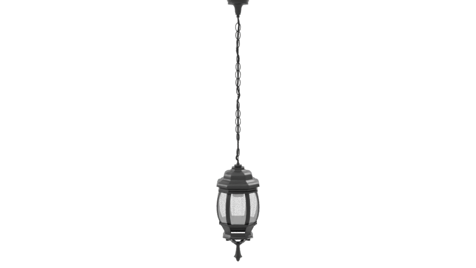 Elegant Hanging Lantern 3D Model - Professional 3D Model Render 8