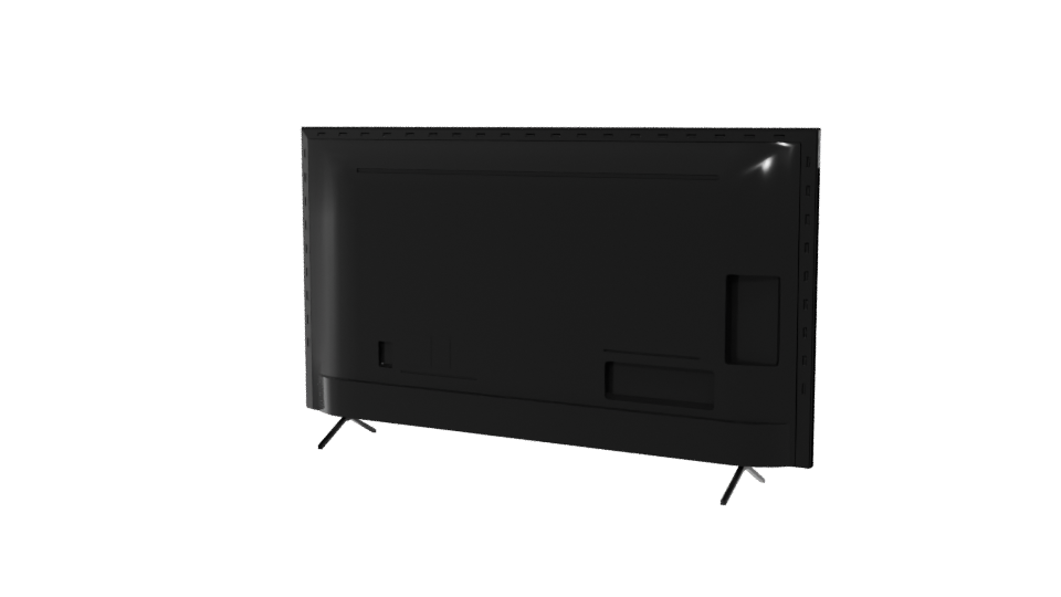 Sleek Modern Television Model - Professional 3D Model Render 6