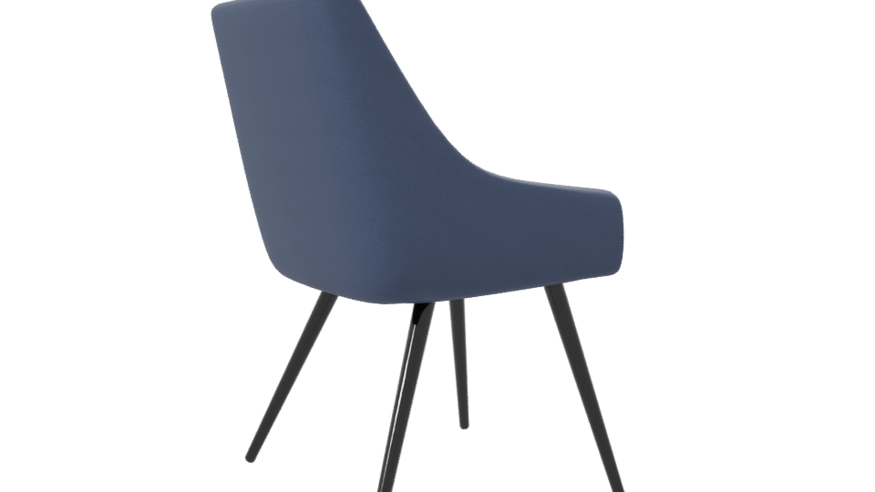 Contemporary Fabric Chair 3D Model - Professional 3D Model Render 7