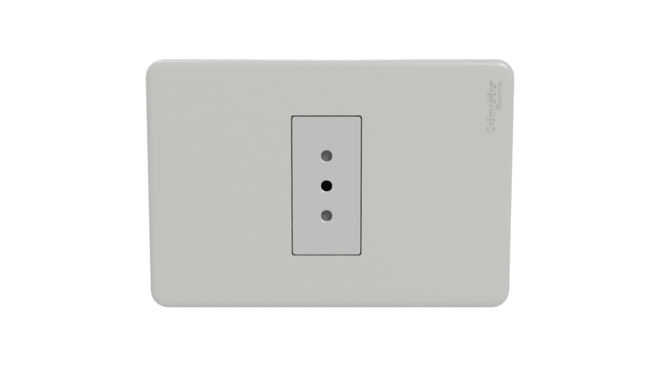 Sleek Minimalist Electrical Outlet 3D Model - Professional 3D Model Render 11
