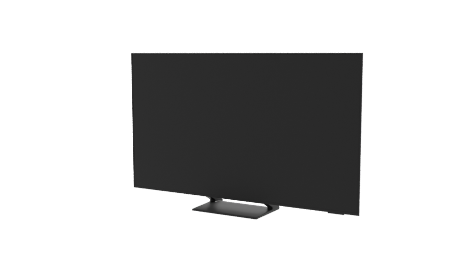 Sleek Modern Television Model - Professional 3D Model Render 12