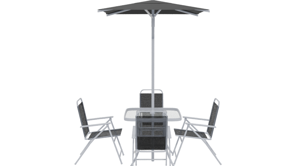 Outdoor Dining Set 3D Model - Professional 3D Model Render 5
