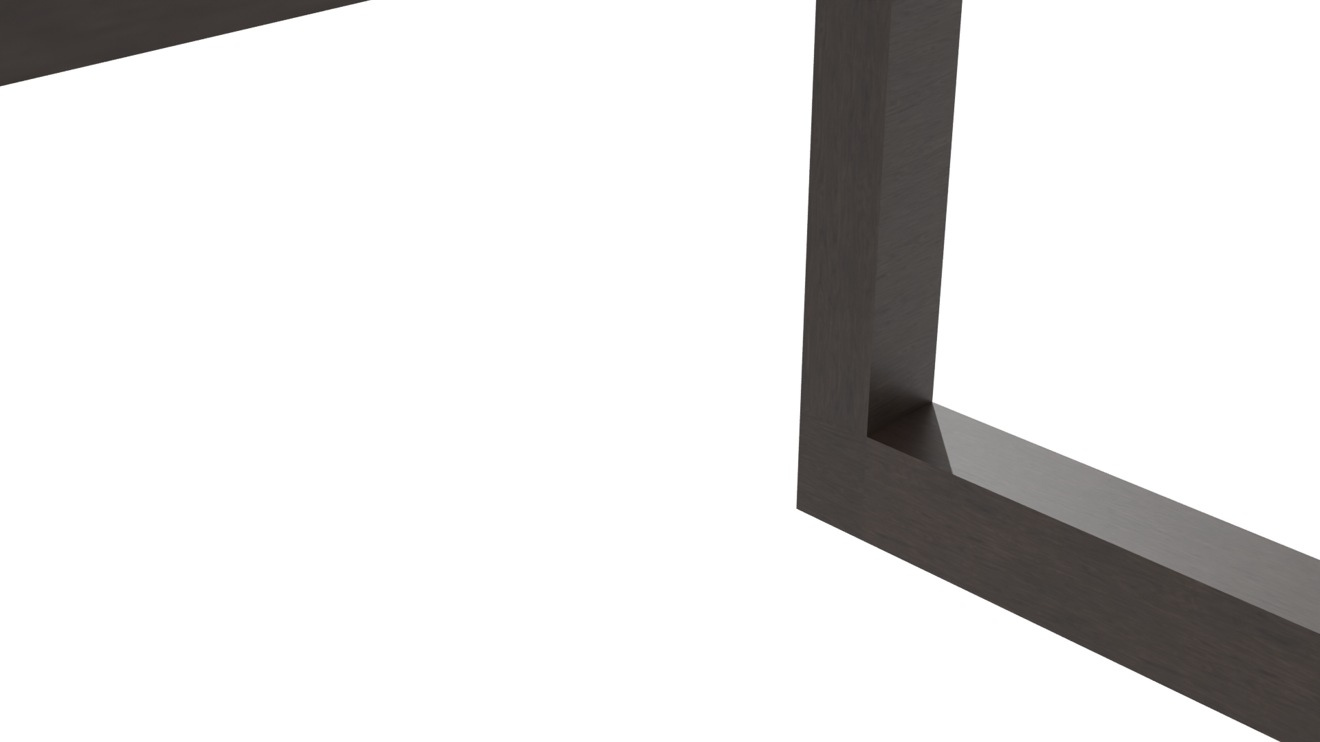 Stylish Glass Top Table 3D - Professional 3D Model Render 6