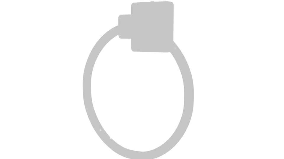 Stylish Bathroom Towel Ring 3D - Professional 3D Model Render 12