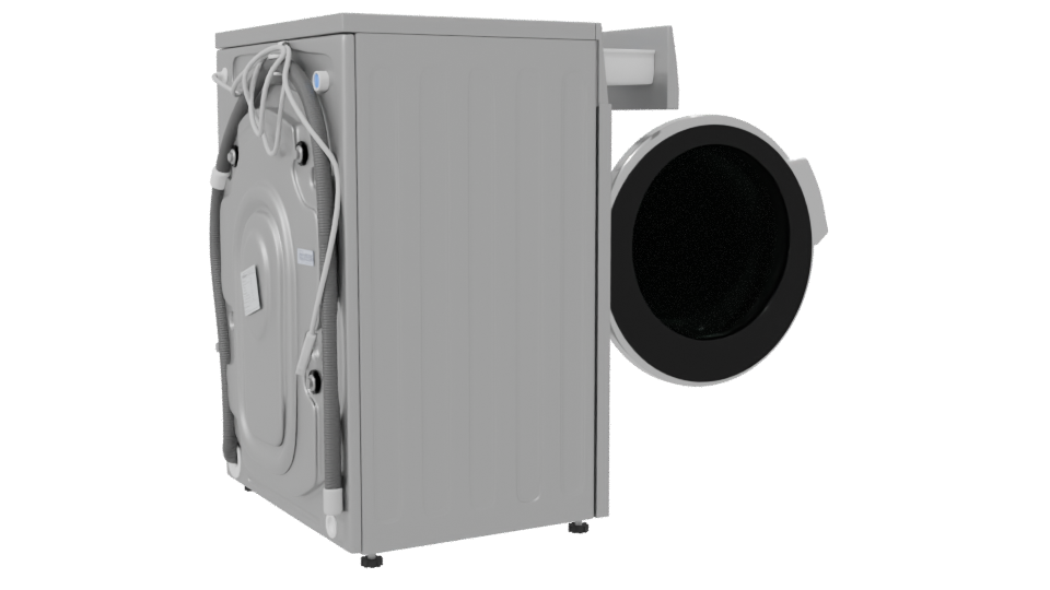 Modern Household Washing Machine 3D - Professional 3D Model Render 7