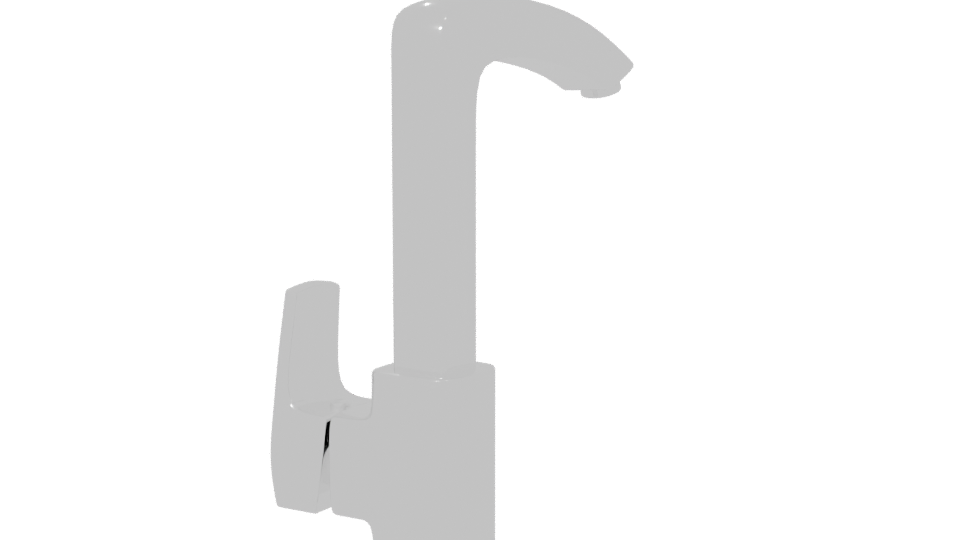 Sleek Modern Faucet Model 3D - Professional 3D Model Render 6