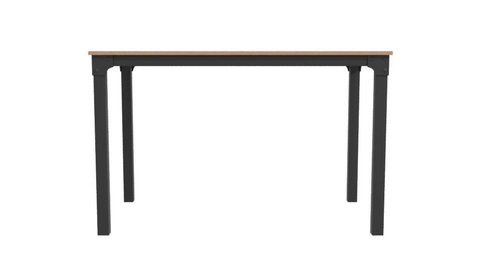 Stylish Minimalist Dining Table - Professional 3D Model Render 11