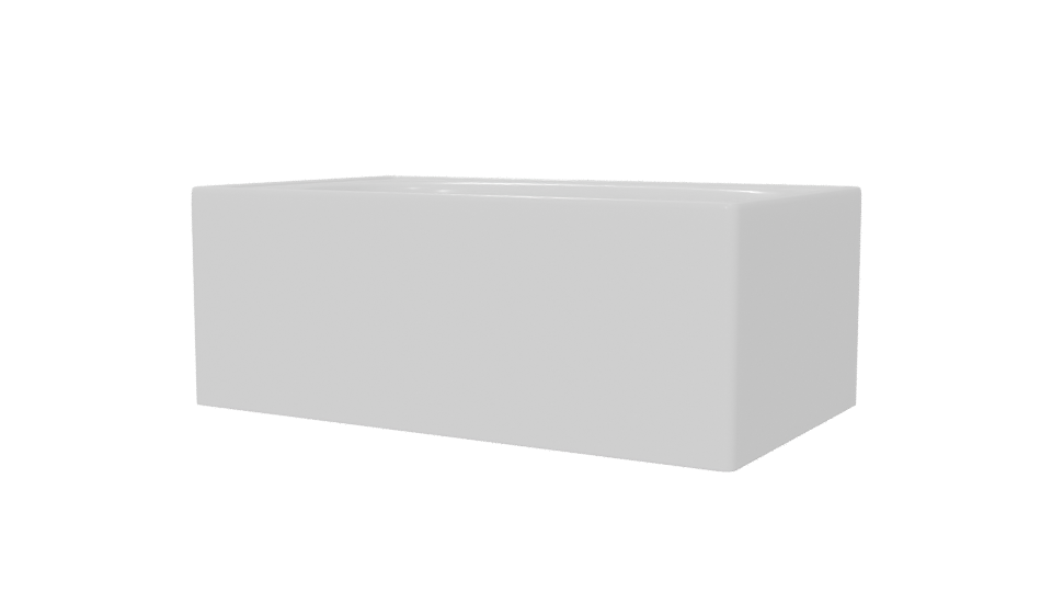 Tina De Baño Rectangular 3D Model - Professional 3D Model Render 6