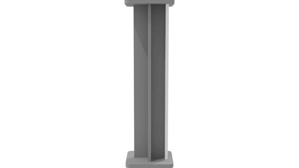 Stand Croce 36 White 3D Model - Professional 3D Model Render 8