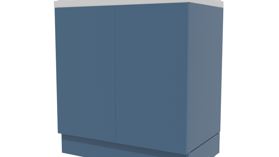 Sleek Minimalist Kitchen Cabinet 3D Model - Professional 3D Model Render 12