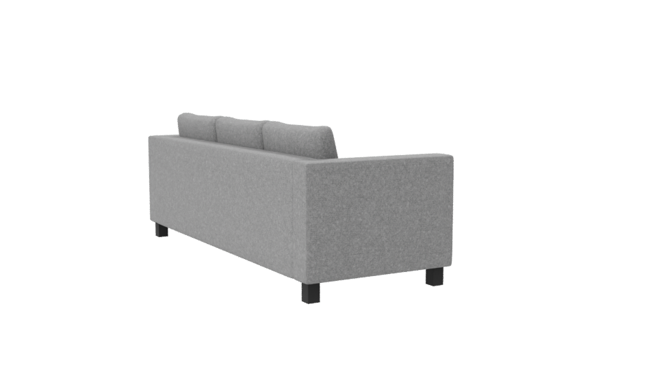 Stylish Grey Sofa 3D Model - Professional 3D Model Render 7