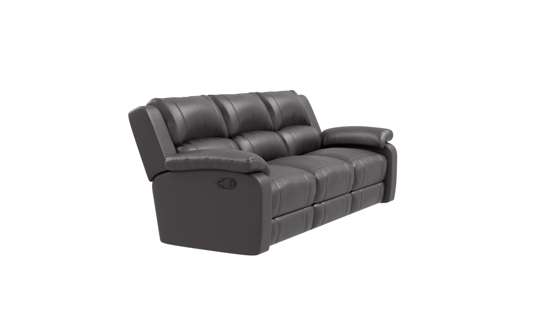 Luxurious Reclining Sofa Model - Professional 3D Model Render 9