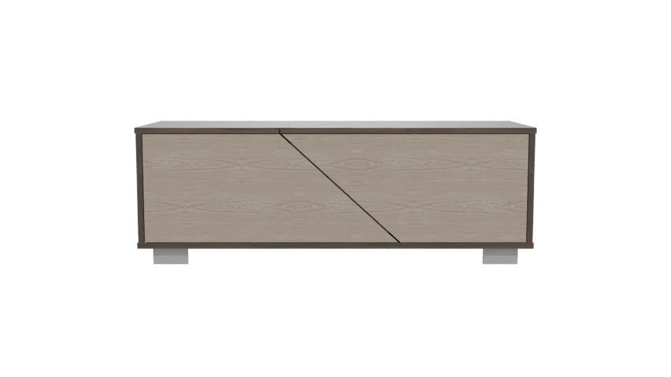 Stylish Modern Media Console 3D - Professional 3D Model Render 11
