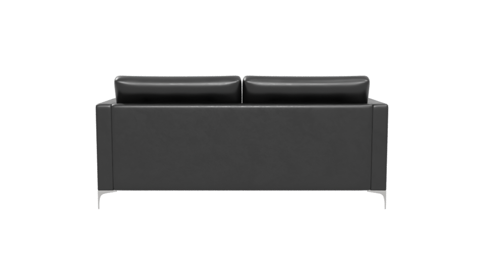 Contemporary Black Sofa 3D Model - Professional 3D Model Render 5